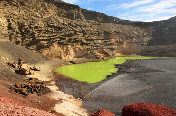 Lago de los Clicos, Lanzarote — Stock Photo, Image