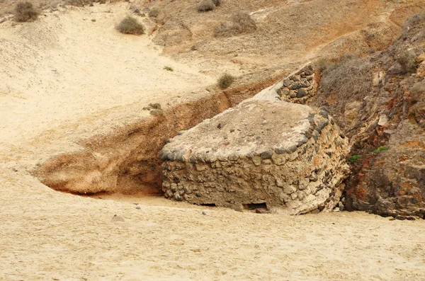 Ruinerna i Playa Papagayo — Stockfoto