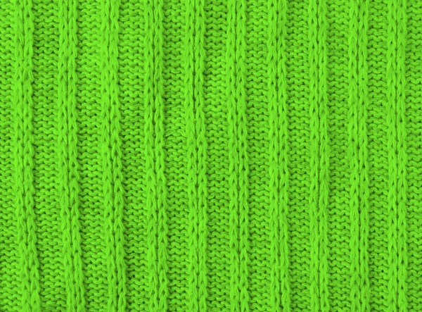 Zelená úpletová textury pozadí — Stock fotografie