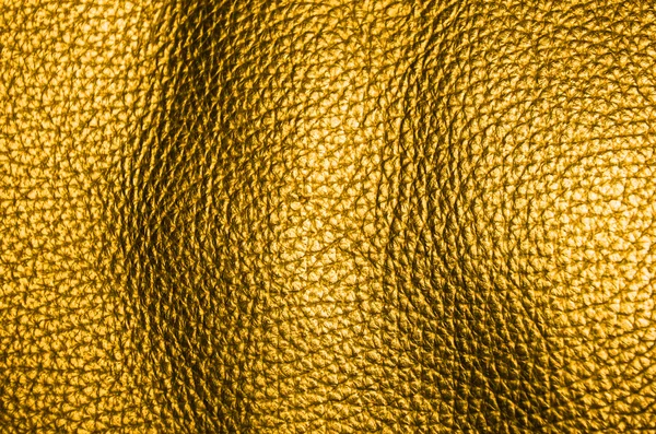 Texture in pelle dorata — Foto Stock