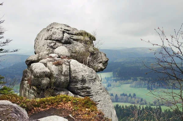 Affenmensch rock in szczeliniec wielki, Polen — Stockfoto