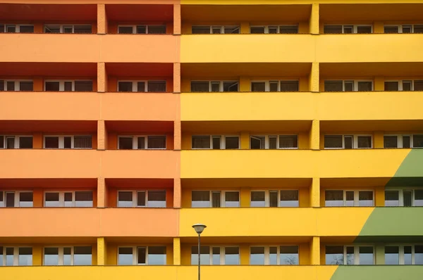 Colorful balconies Stock Picture