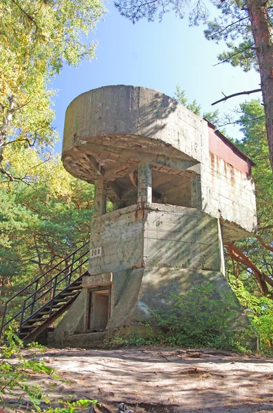 Oorlog relikwie in Poolse bos — Stockfoto