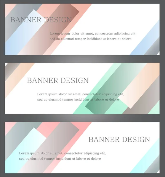 Αφηρημένα Πρότυπα Banner Γραφικό Φόντο Σχεδιασμού — Διανυσματικό Αρχείο