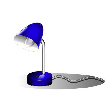  blue reading lamp