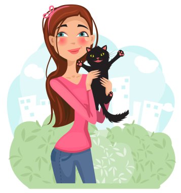 Kız ve Kedi