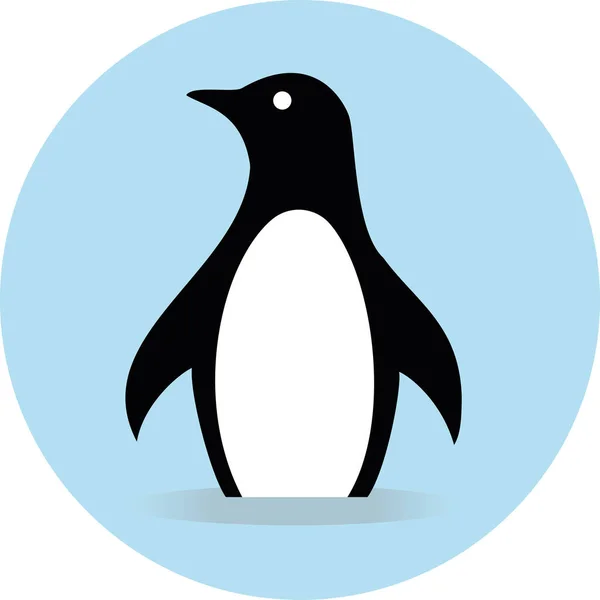 Cute penguin icon in flat style. Penguin Icon