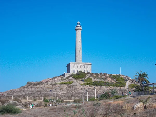 Cabo Palos Espanha Setembro 2020 Faro Cabo Palos Antigo Farol — Fotografia de Stock