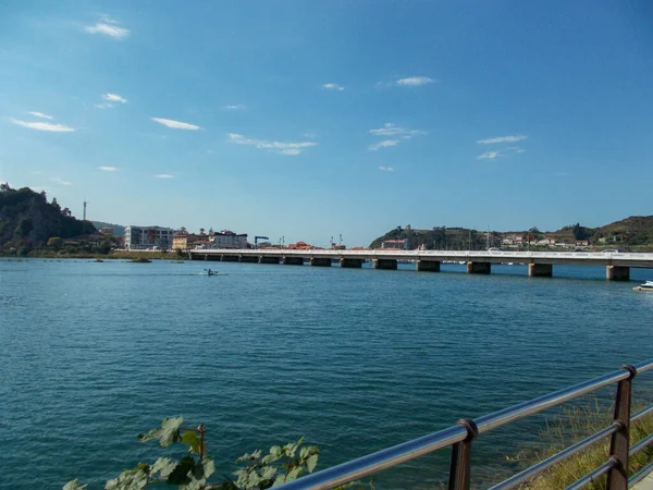 Ribadesella Ribesella Outlet River Sella Cantabrian Sea Principality Asturias Northwest — Stock Photo, Image