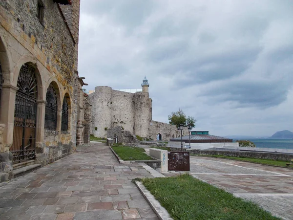 Castro Urdiales Spain June 2021 Kota Pelabuhan Castro Urdiales Teluk — Stok Foto