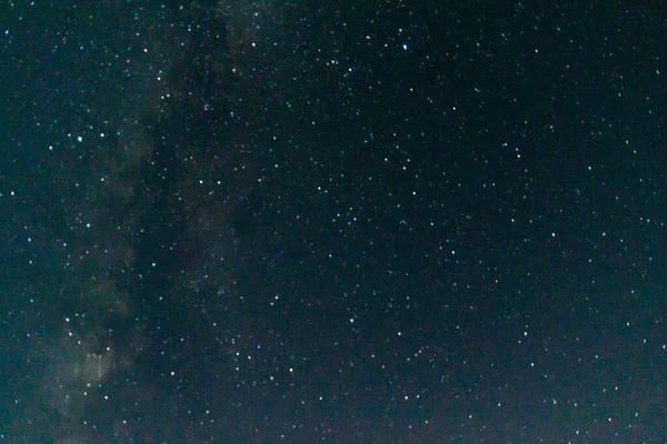 Αστέρια Στο Νυχτερινό Ουρανό Στην Higuera Albalat Ένα Πεφταστέρι Μια — Φωτογραφία Αρχείου