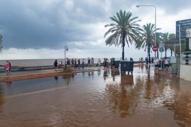 Lorca. Murcia. Spain. 2025. Floods. Flood. Streets, promenades and beach flooded. Rains. Storms. Storm. Tropical. Hurricane. Dead. Disappeared. Heavy rain. 2024. Cyclone. Valencia. Spain. torrential. Flooding. Albacete. Barcelona. Zaragoza