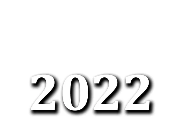 Καλή Χρονιά 2022 Σχεδιασμός Κειμένου Επαγγελματικό Ημερολόγιο Για 2022 Ευχές — Φωτογραφία Αρχείου