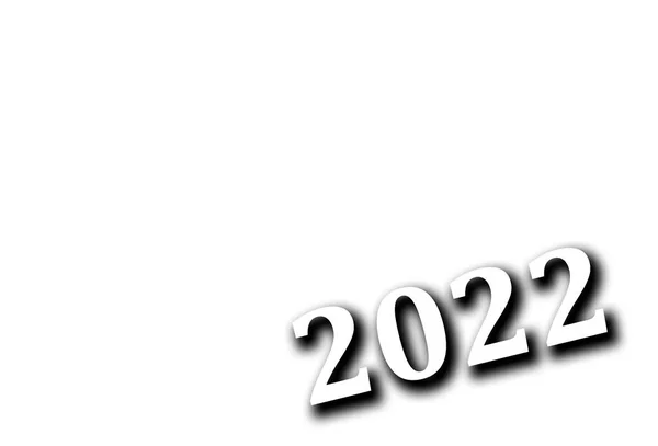 Feliz Ano Novo 2022 Design Texto Diário Negócios Capa Para — Fotografia de Stock