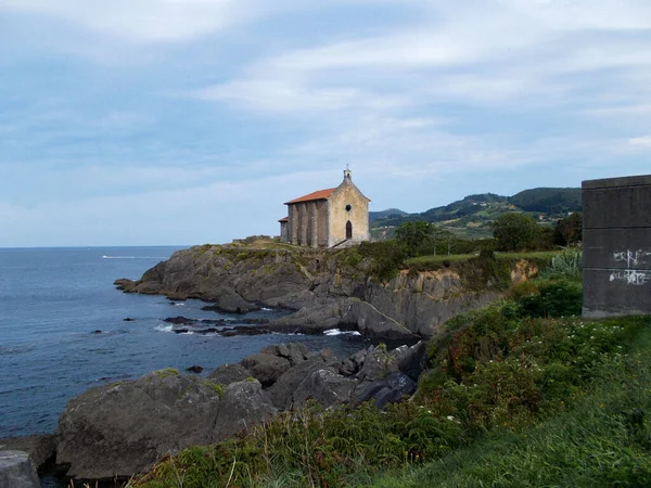 Ermita Santa Catalina Município Mundaca Mundaka País Basco Norte Espanha — Fotografia de Stock