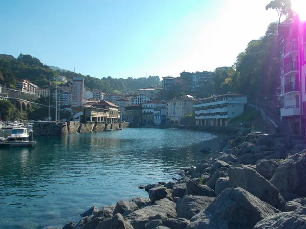 Strand Der Gemeinde Motrico Baskenland Norden Spaniens Direkt Kantabrischen Meer — Stockfoto