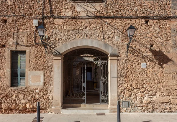 Campos Baleary Hiszpania Październik 2020 Główna Fasada Sądów Pokojowych Majorce — Zdjęcie stockowe