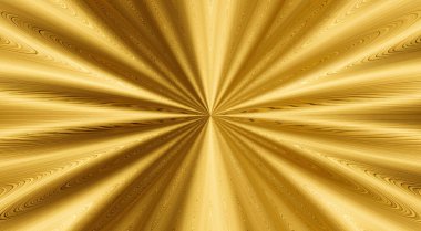 Altın radyal yıldız patlaması soyut arkaplan.