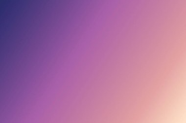 Yumuşak pastel gradyan arkaplan, koyu mor pembe ve ılık şeftali tonları, pürüzsüz minimal bulanıklık ve geniş kopya alanı.