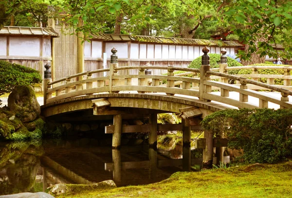 Japão Kanazawa Parque Kenroku Parque Notável Por Sua Beleza Harmonia — Fotografia de Stock