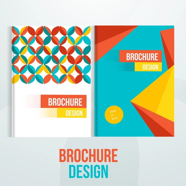 Vector brochure design templates with geometric abstract shapes.Business brochure design, flyer brochure design, professional corporate brochure design cover.