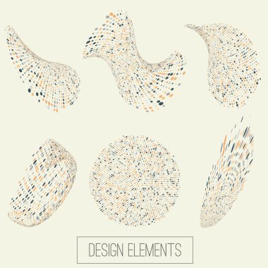 Vektör soyut 3d iş logo ayarlamak için tasarım. Eps10