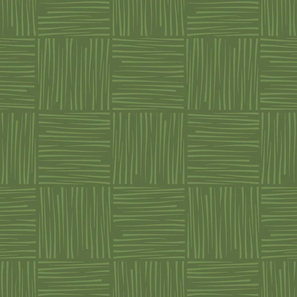 Vector verde oscuro Texturizado sin costura patrón de fondo — Vector de stock