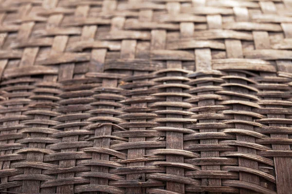 Vintage woven bamboo — Stock Photo, Image