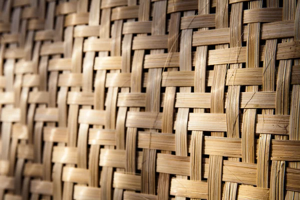 Vintage woven bamboo — Stock Photo, Image