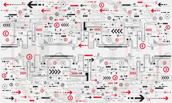 İnternet işi için iletişim teknolojisi. Soyut teknoloji arka planı yüksek teknoloji iletişim konsepti fütüristik dijital yenilik. Vektör arkaplanı.