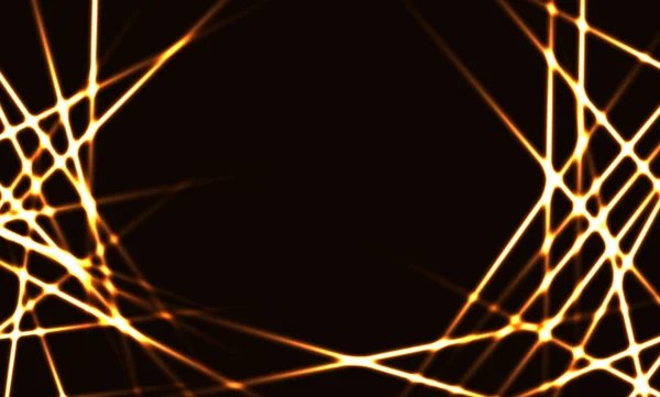 Світлі Футуристичні Лінії Темному Просторі Абстрактні Футуристичні Технології Художні Шпалери — стоковий вектор