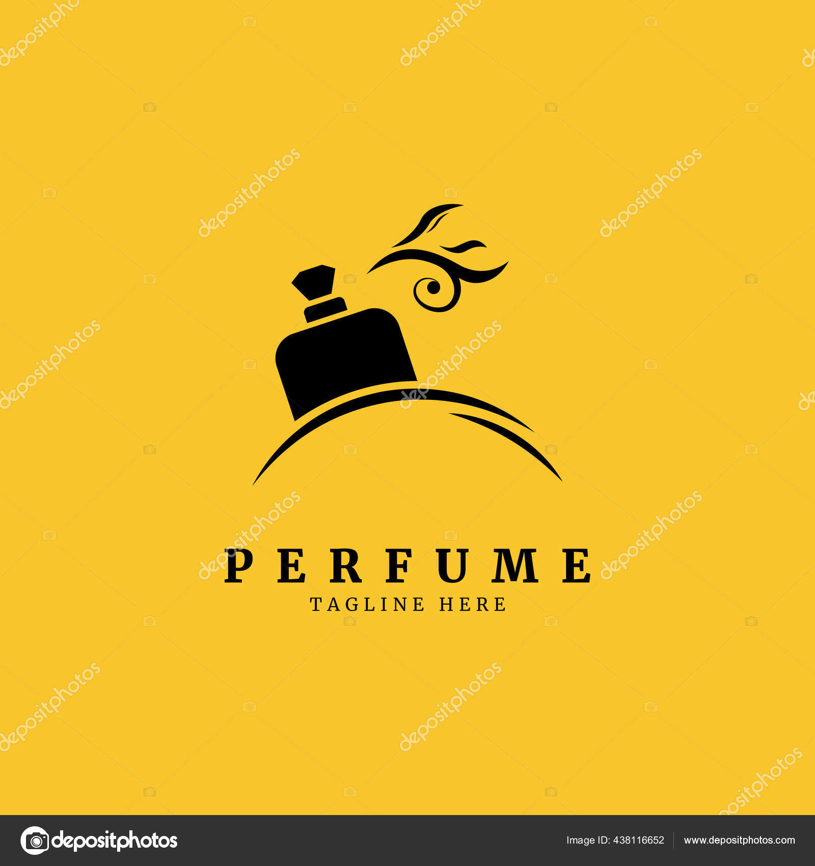 Luxury design for perfume logo template. logo for salon, beauty