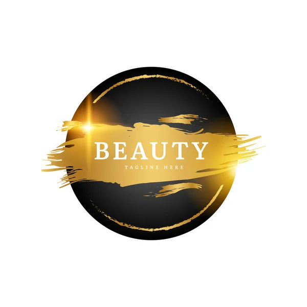 Logo Mode Insigne Beauté Logo Élégant Pour Beauté Mode Les — Image vectorielle