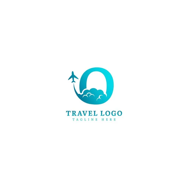 Logo Inicial Letra Concepto Logotipo Viajero Minimalista Apto Para Aventura — Archivo Imágenes Vectoriales