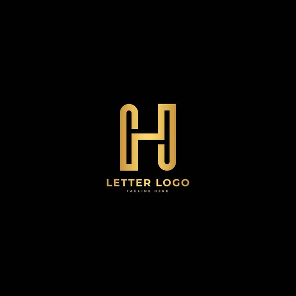 Lettera Elegante Vettore Logotipo Concetto Minimalista — Vettoriale Stock