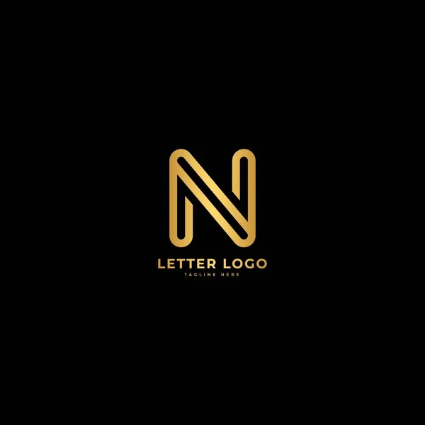 Lettre Vecteur Logotype Élégant Concept Logo Minimaliste — Image vectorielle