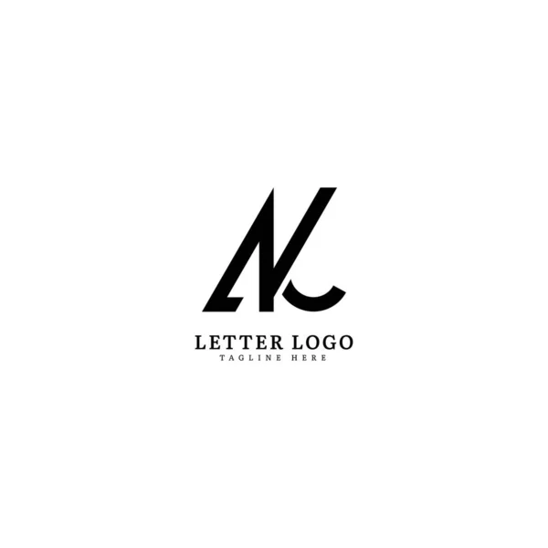 Initial Letter Logotype Company Name Monogram Design Company Business Logo — Stock Vector