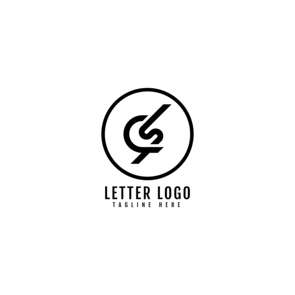 Lettera Iniziale Logotipo Azienda Nome Monogramma Design Azienda Logo Aziendale — Vettoriale Stock