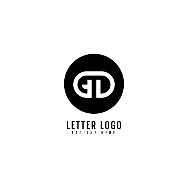 Počáteční Písmeno Logotyp Název Společnosti Monogram Design Pro Logo Společnosti — Stockový vektor