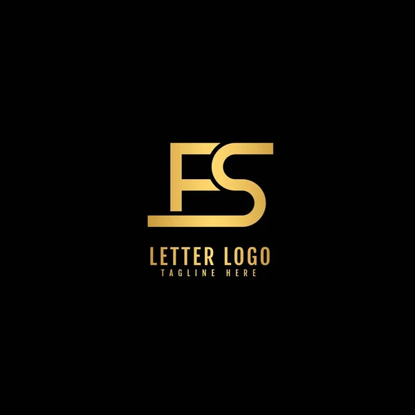 Lettre Initiale Logotype Nom Entreprise Design Monogramme Pour Société Logo — Image vectorielle