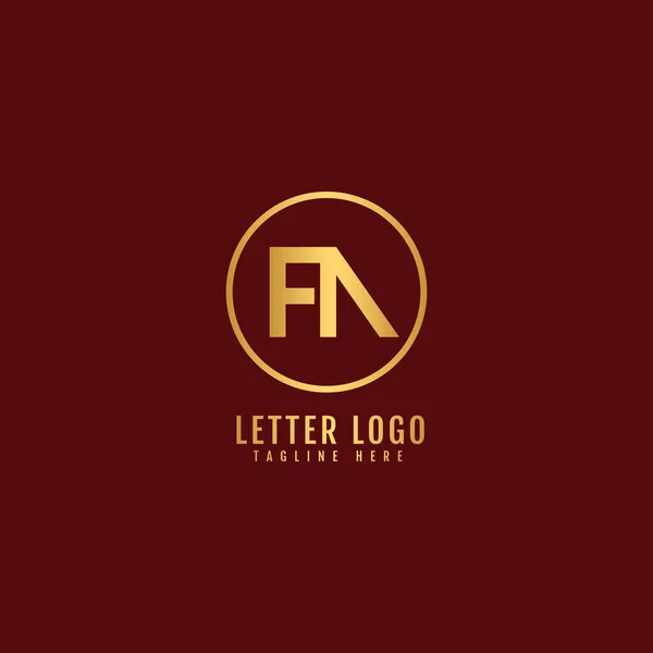 Carta Inicial Logotipo Nome Empresa Monograma Design Para Empresa Logotipo — Vetor de Stock