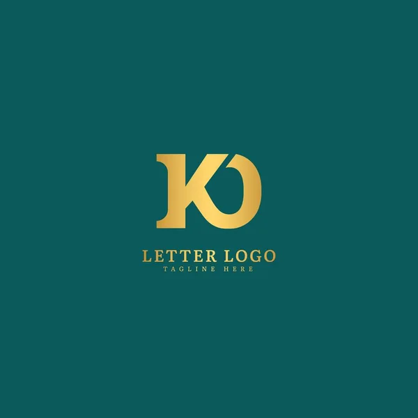 Initial Brev Logotyp Företagsnamn Monogram Design För Företag Och Företag — Stock vektor