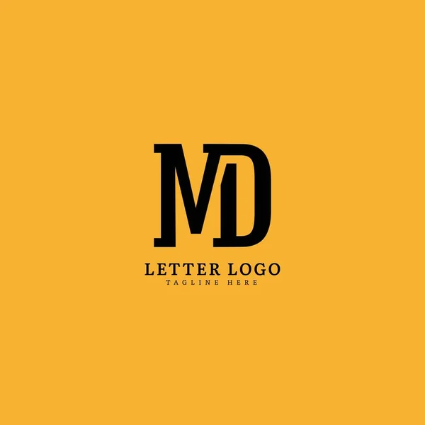 Carta Inicial Logotipo Nome Empresa Monograma Design Para Empresa Logotipo — Vetor de Stock