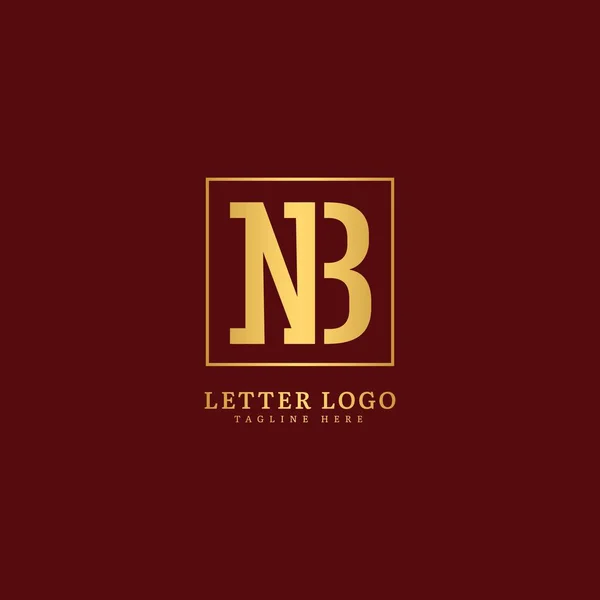 Initial Letter Logotyp Firmenname Monogrammdesign Für Firmen Und Geschäftslogo — Stockvektor