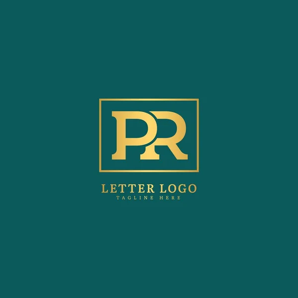 Letra Inicial Logotipo Nombre Empresa Diseño Monograma Para Logotipo Empresa — Archivo Imágenes Vectoriales