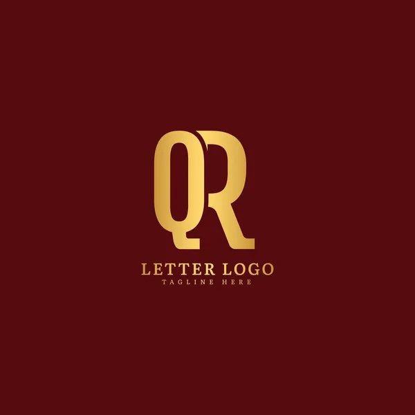 Letra Inicial Logotipo Nombre Empresa Diseño Monograma Para Logotipo Empresa — Vector de stock