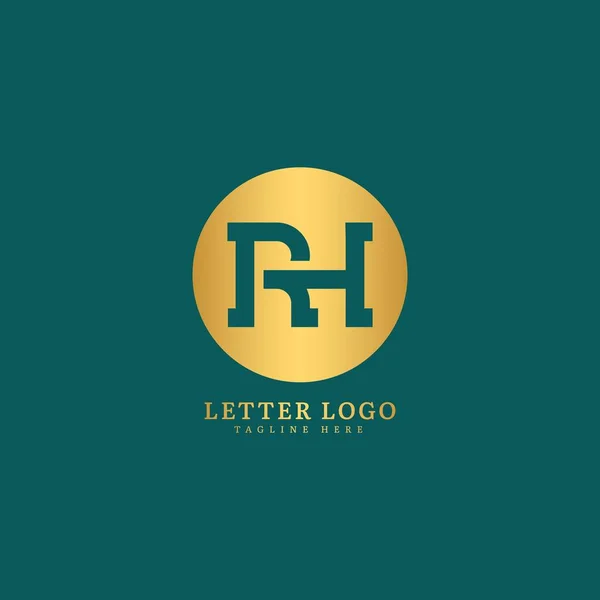 Letra Inicial Logotipo Nombre Empresa Diseño Monograma Para Logotipo Empresa — Archivo Imágenes Vectoriales