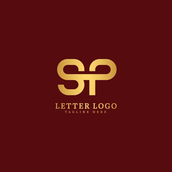 Letra Inicial Logotipo Nombre Empresa Monograma Diseño Para Empresa Logotipo — Vector de stock