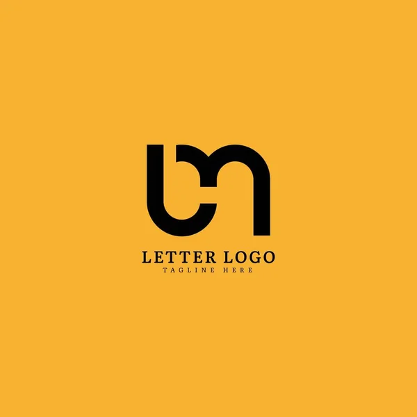 Letra Inicial Logotipo Nombre Empresa Monograma Diseño Para Empresa Logotipo — Vector de stock