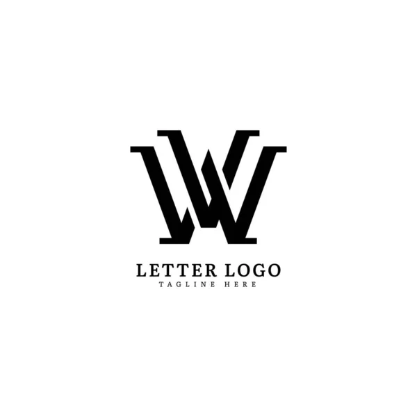 Letra Inicial Logotipo Nombre Empresa Monograma Diseño Para Empresa Logotipo — Vector de stock